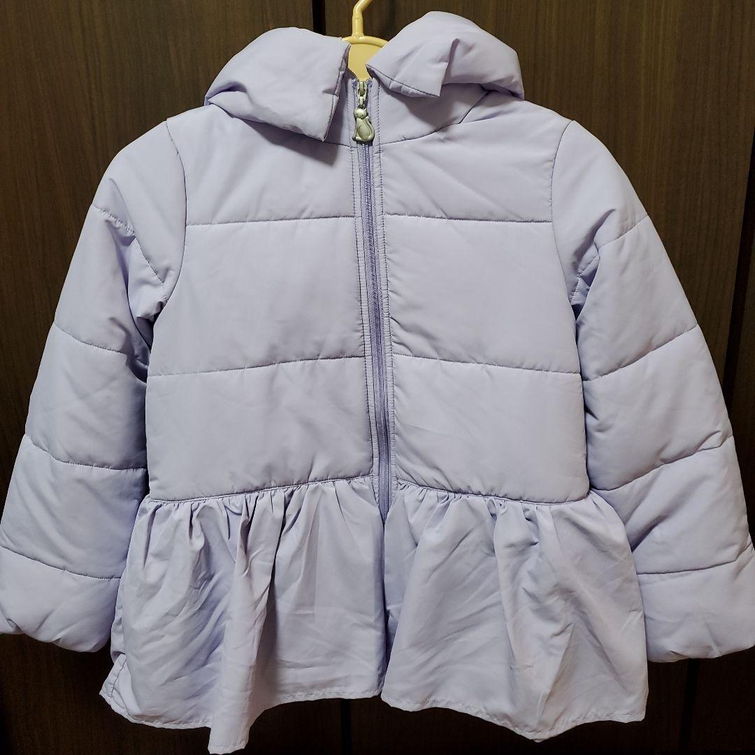 新品】アナスイミニ ダウン 中綿 コート アウター ねこ はっ水ネコ耳