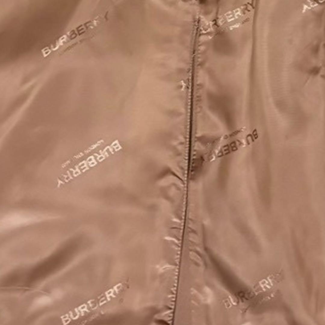 未使用級 BURBERRY カシミヤ混 女優襟 ジャガード ベルテッドコート