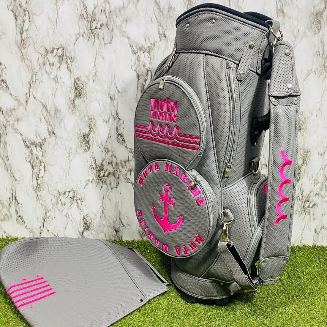 【完売モデル】未使用保管品 ムータマリン エシカルレザー キャディバッグ