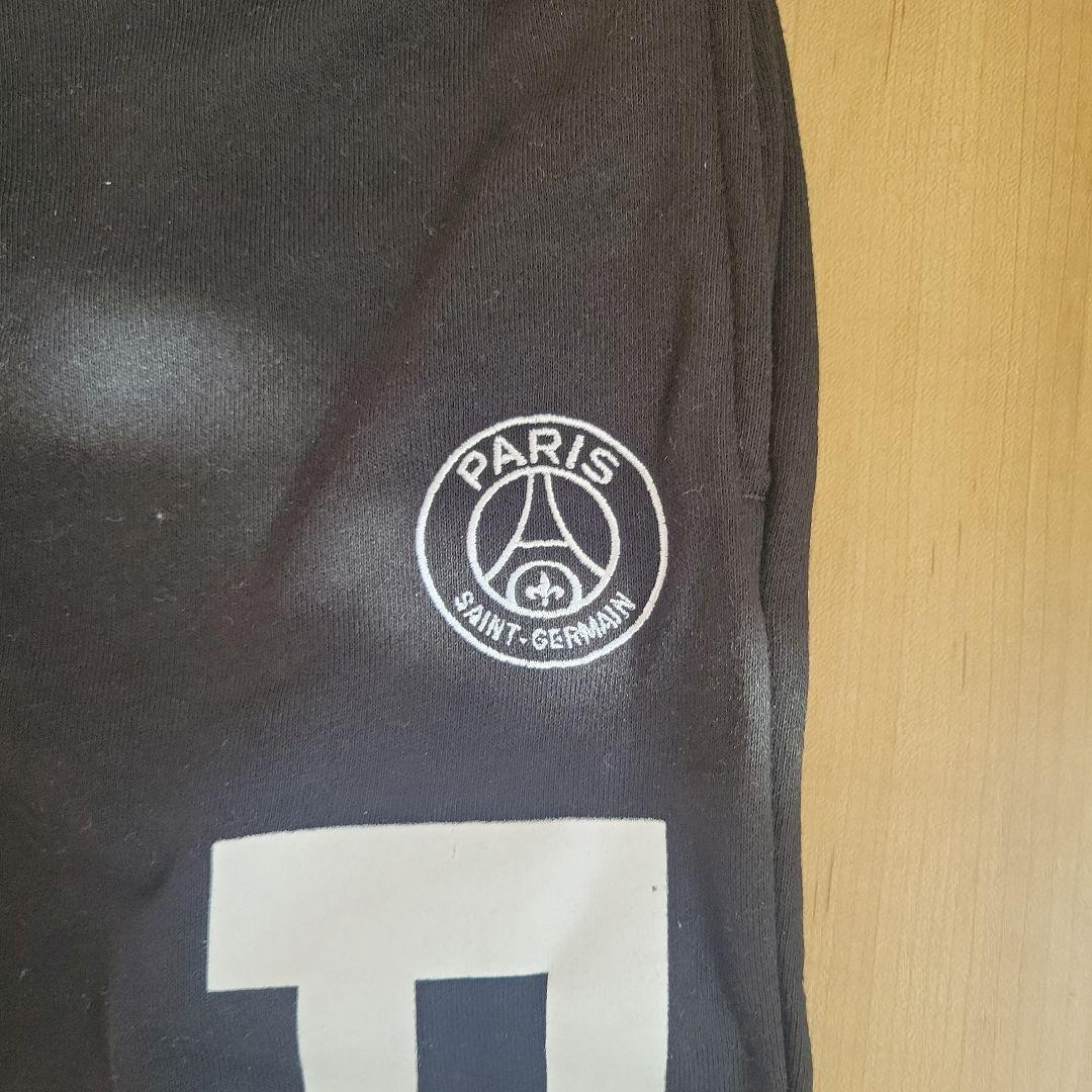 【XL】パリサンジェルマン ブラックトレーナー・スウェットアップ