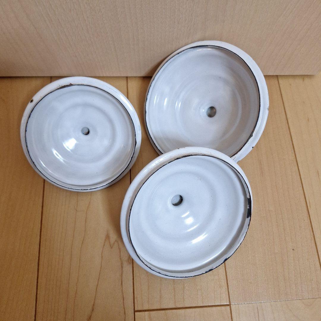 フランス　エトワール社　アンティーク　ホーロー　キャニスターセット 2個