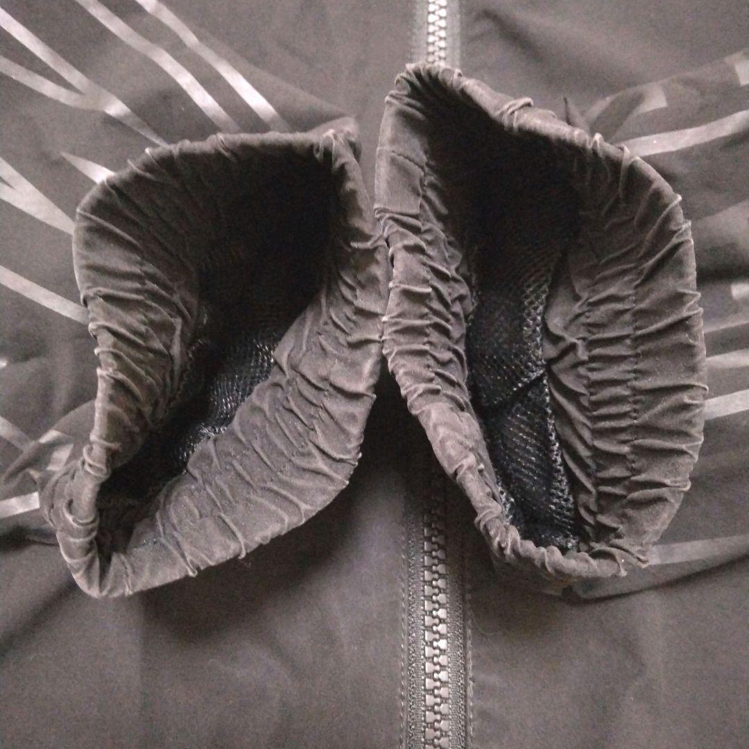 WAAC ワック 撥水ストレッチ アウター ブルゾン ブラック パーカー L