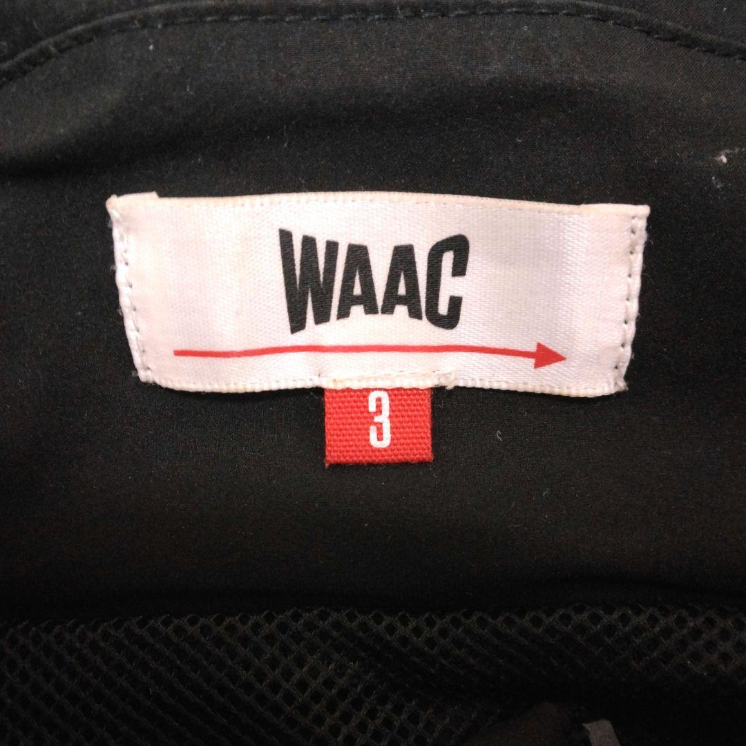 WAAC ワック 撥水ストレッチ アウター ブルゾン ブラック パーカー L