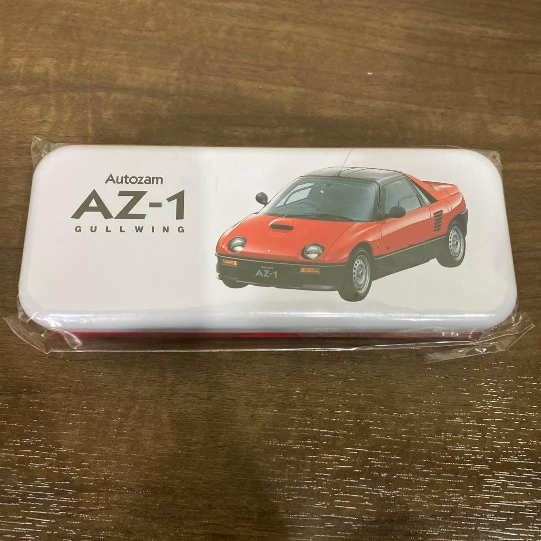 希少 昭和レトロmazda AZ-1 マツダ 東京海上 筆箱 缶ペンケース - メルカリ