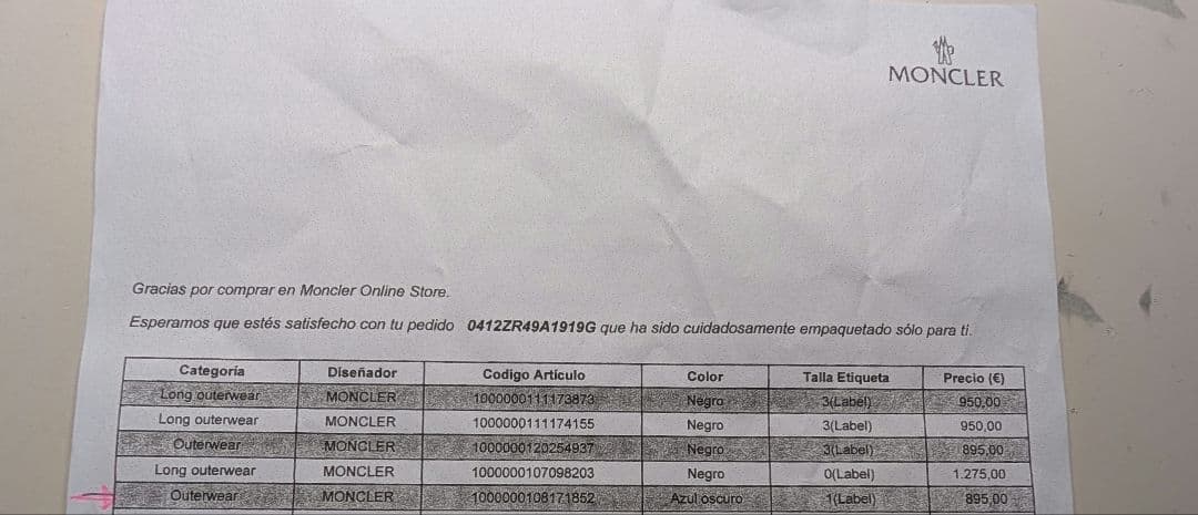 モンクレール　マヤ　ネイビー　サイズ1