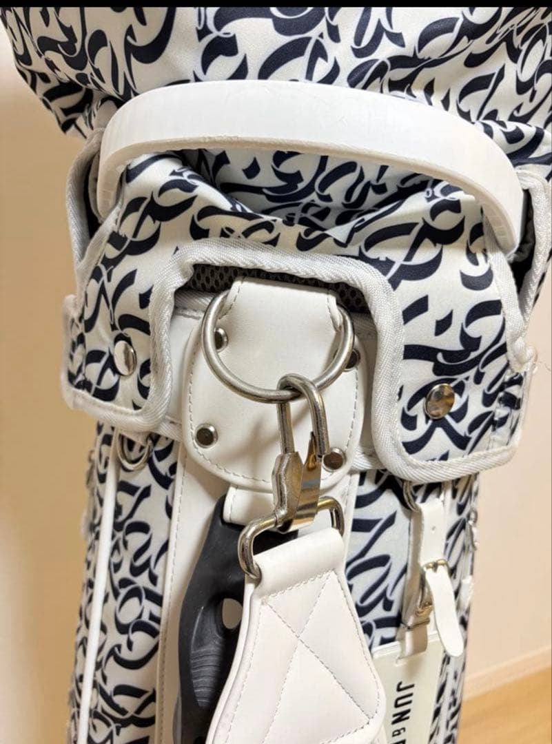 【美品】JUN&ROPE'ジュンアンドロペ レディースキャディーバック軽量