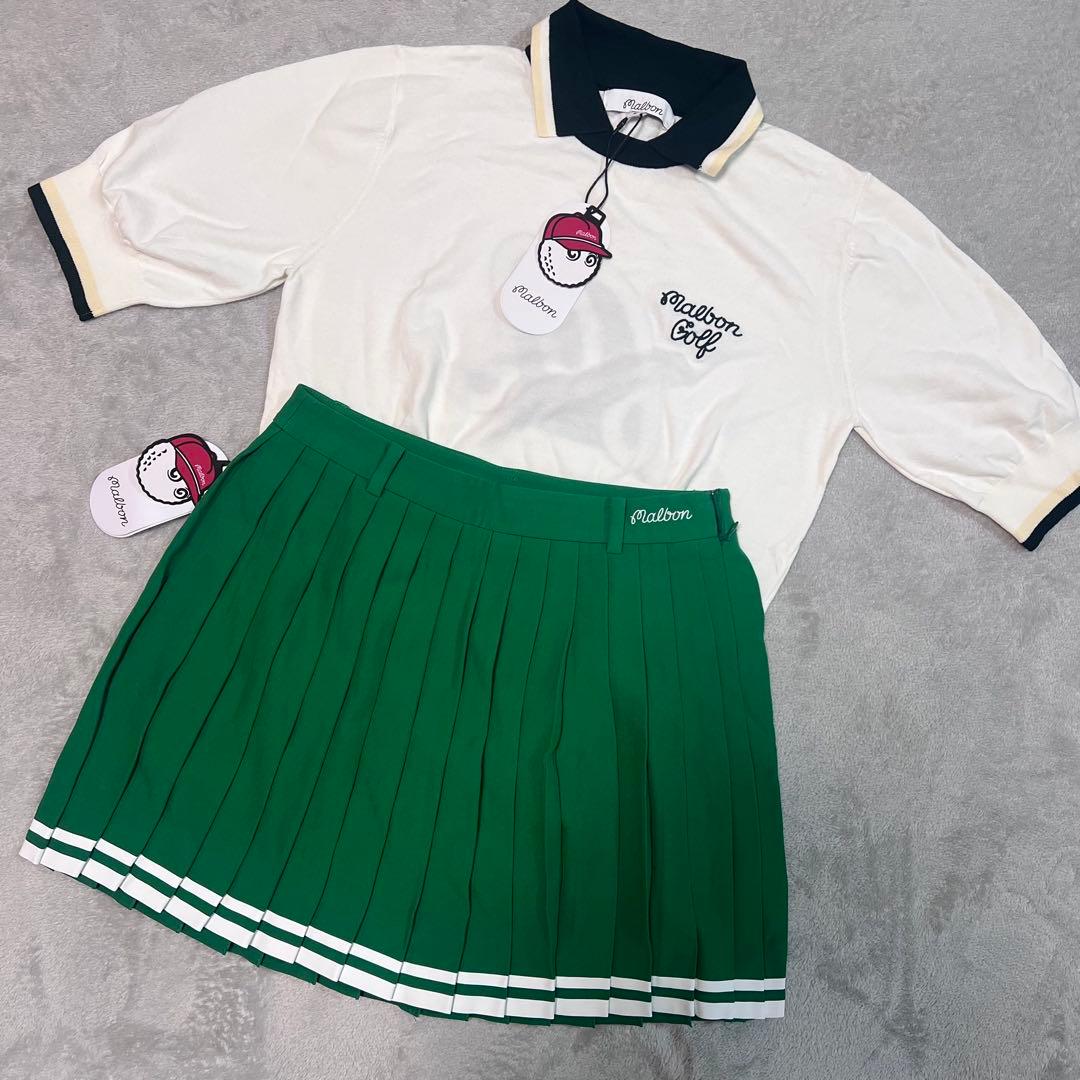 Malbon Golf ポロシャツとスカートセット