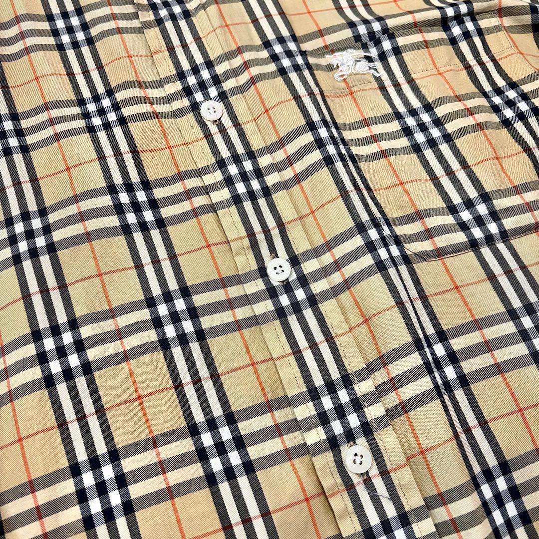 BURBERRY シャツ ノバチェック XL オーバーサイズ 大きめ ベージュ