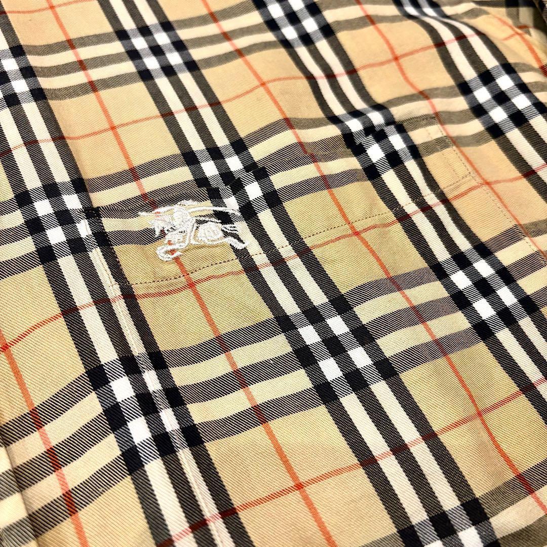 BURBERRY シャツ ノバチェック XL オーバーサイズ 大きめ ベージュ