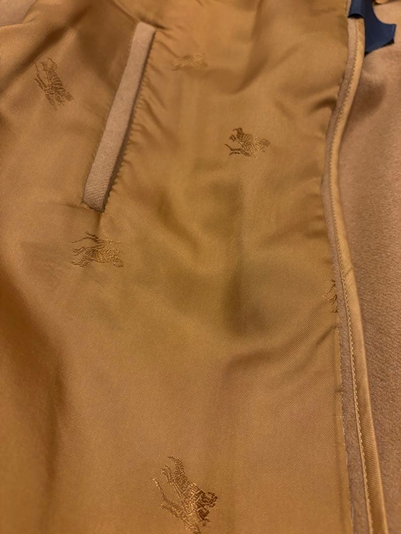 80s　Burberry コート　カシミヤ100% バーバリー