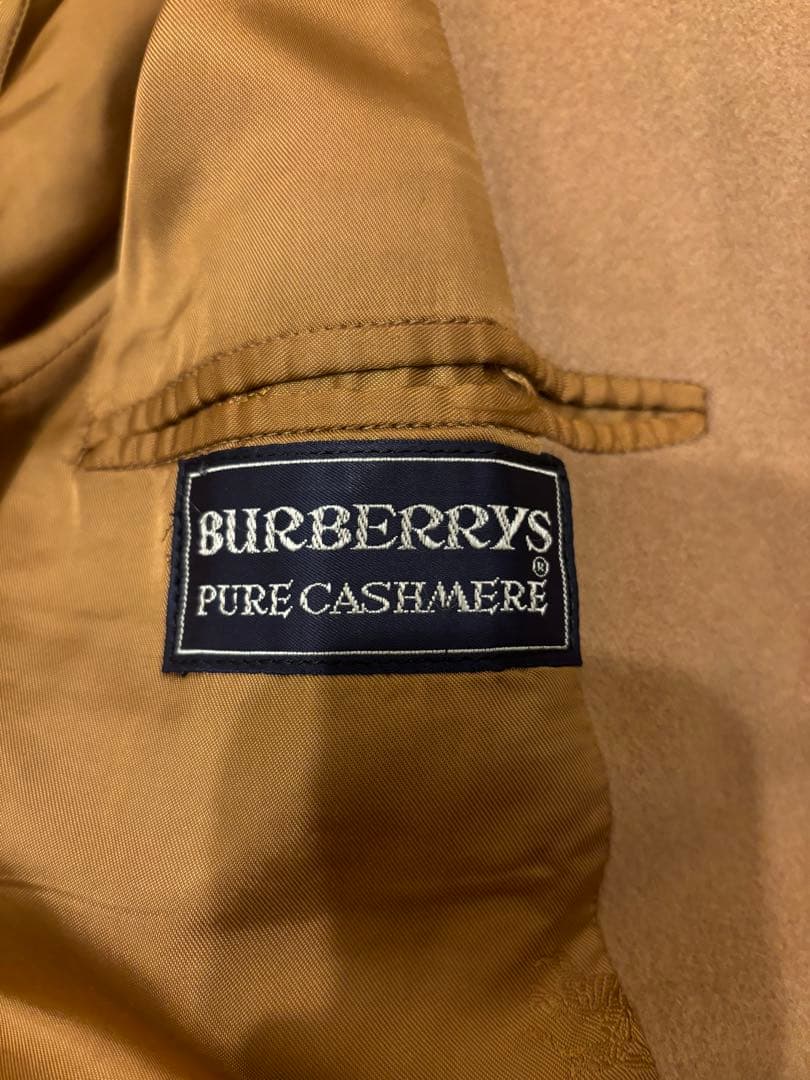 80s　Burberry コート　カシミヤ100% バーバリー