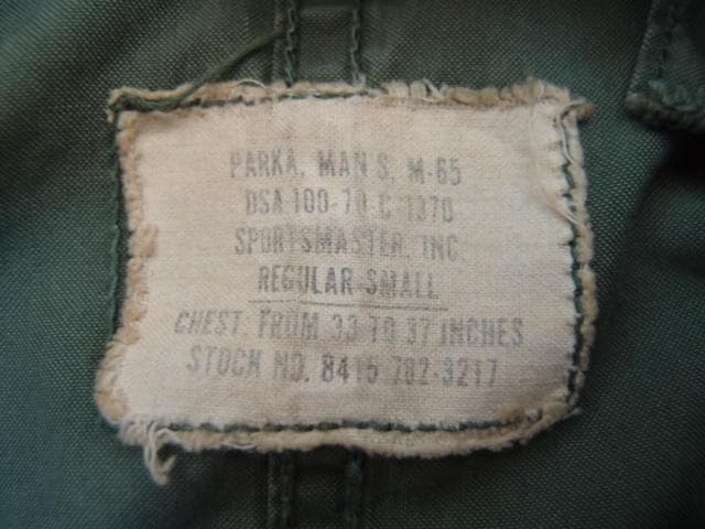 70'S US ARMY M-65 フィールドパーカー モッズコート Sサイズ