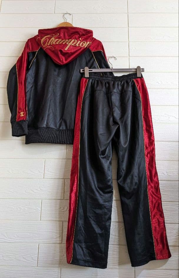 Champion 魔裟斗モデル フード付き ジャージ 上下 セットアップ M