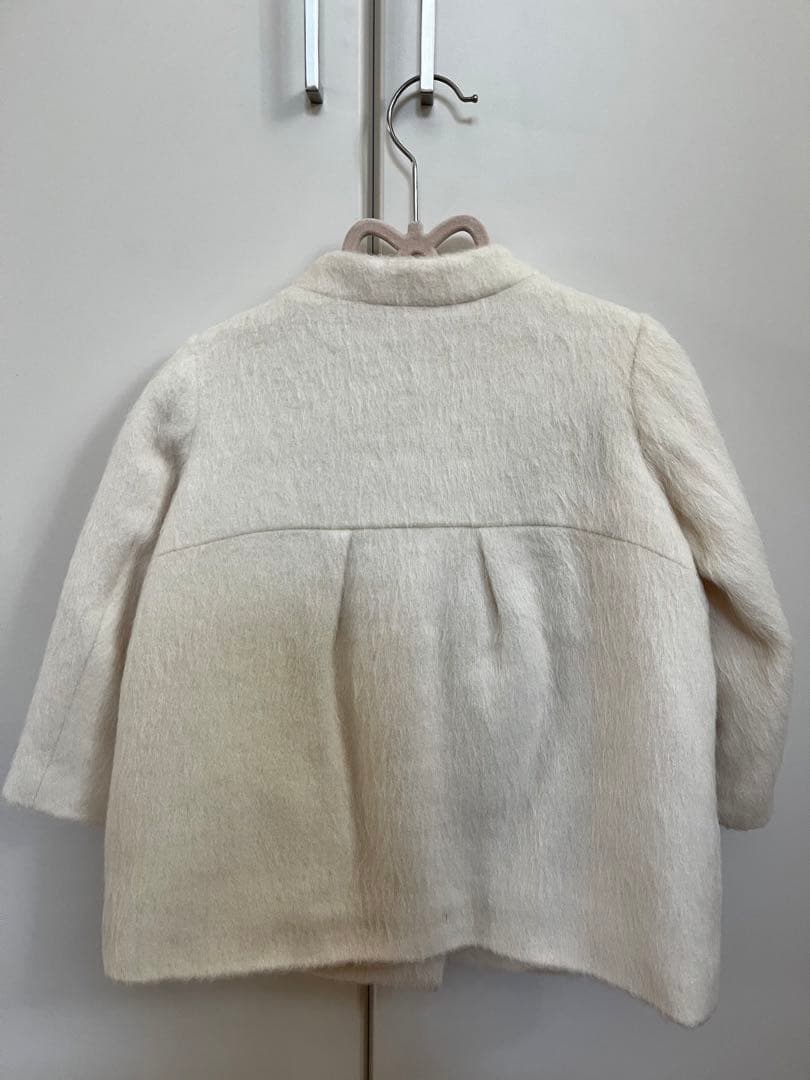 ボンポワン　ファーコート　美品