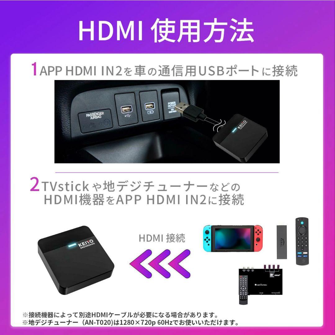 KEIYO APP HDMI IN 2 ワイヤレスアダプター