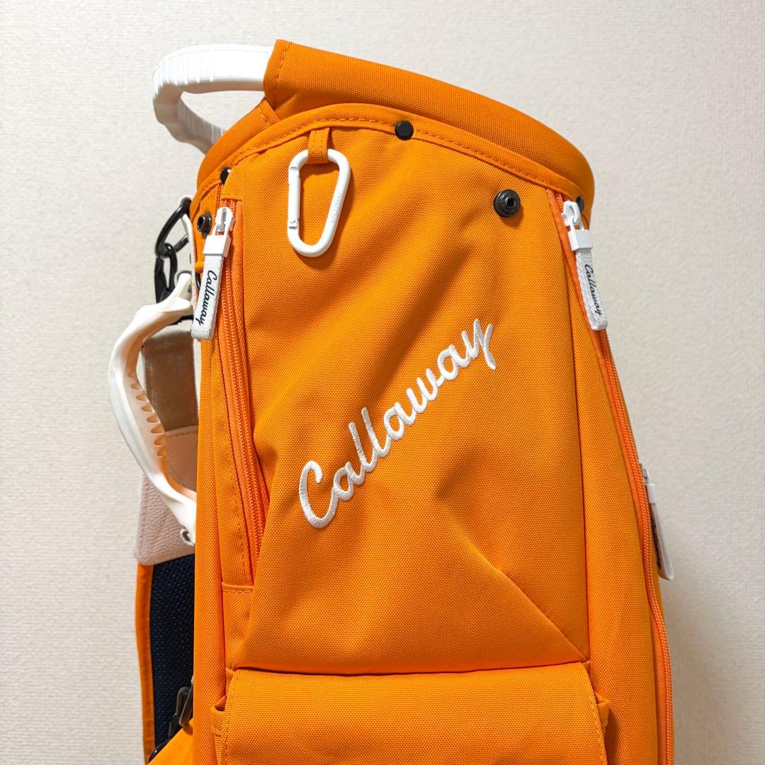 状態良好｜Callaway キャロウェイ　アドバンス　キャディバッグ　オレンジ