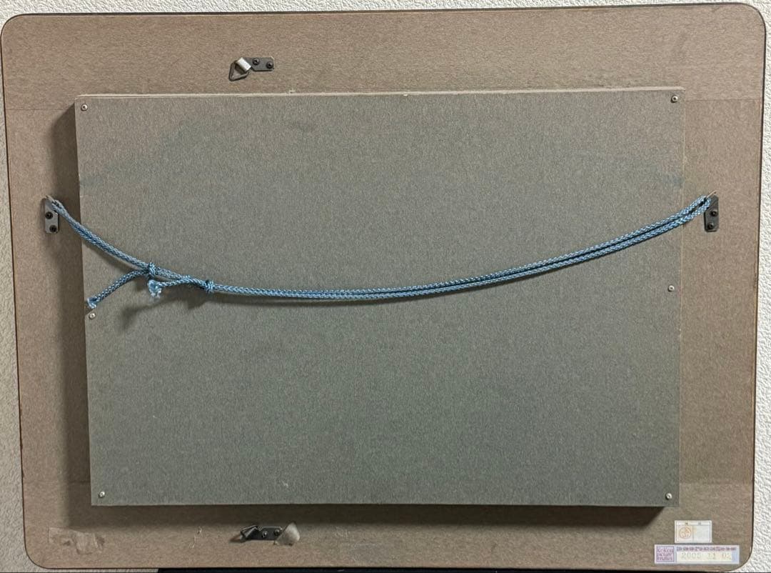 洋画家・百瀬智宏 【花の風】風景画 油彩画 在銘　送料込み