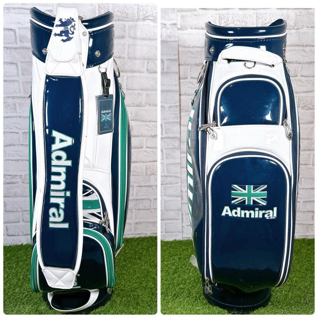 Admiral アドミラル キャディバッグ エナメル 9型 ユニオンジャック