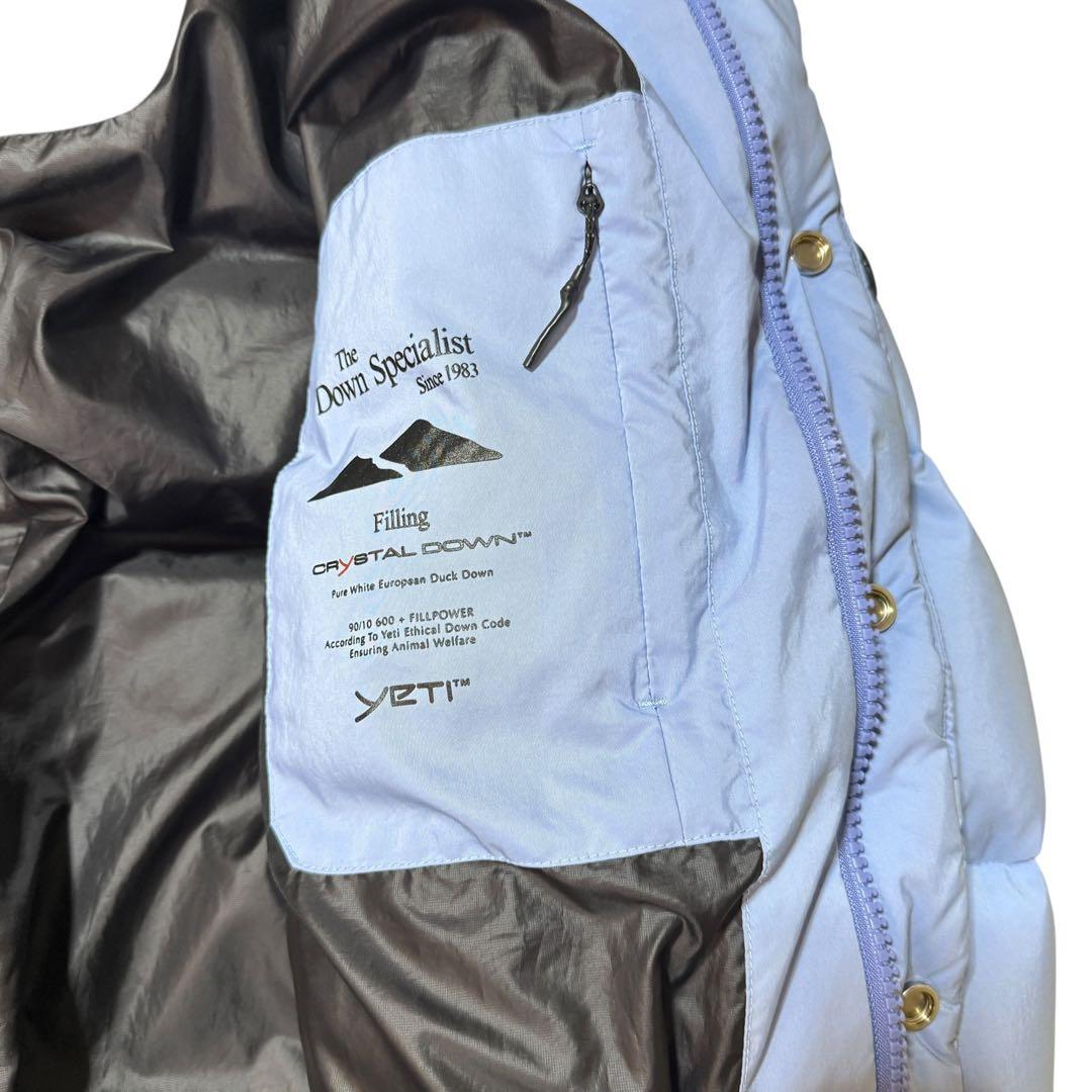 ✨希少✨YETI NORDIC DOWN JACKET ブルー Lサイズ
