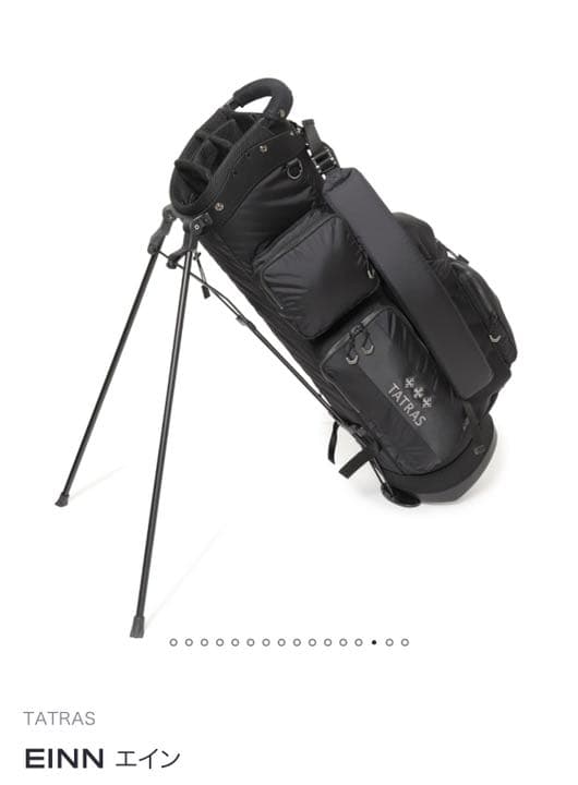 TATRAS ブラック ゴルフバッグ・キャディバッグ