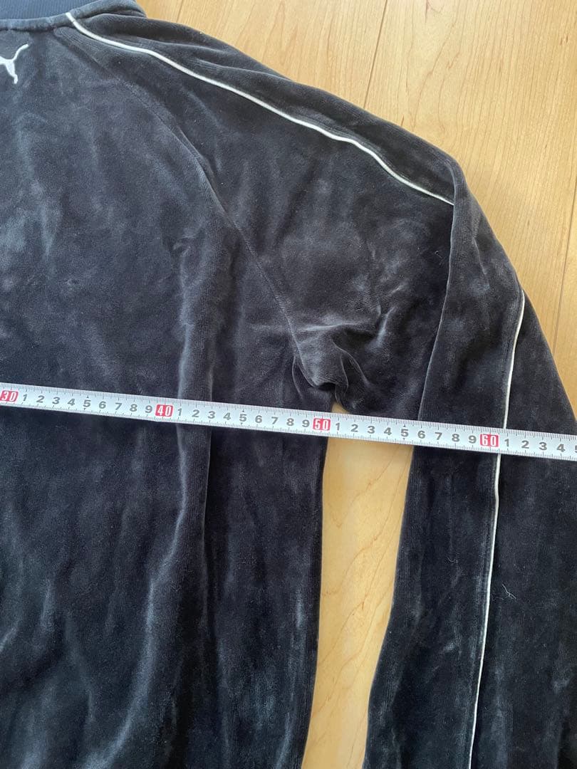 プーマ　PUMA ベロア 上下セットアップ　ジャージ ブラック L