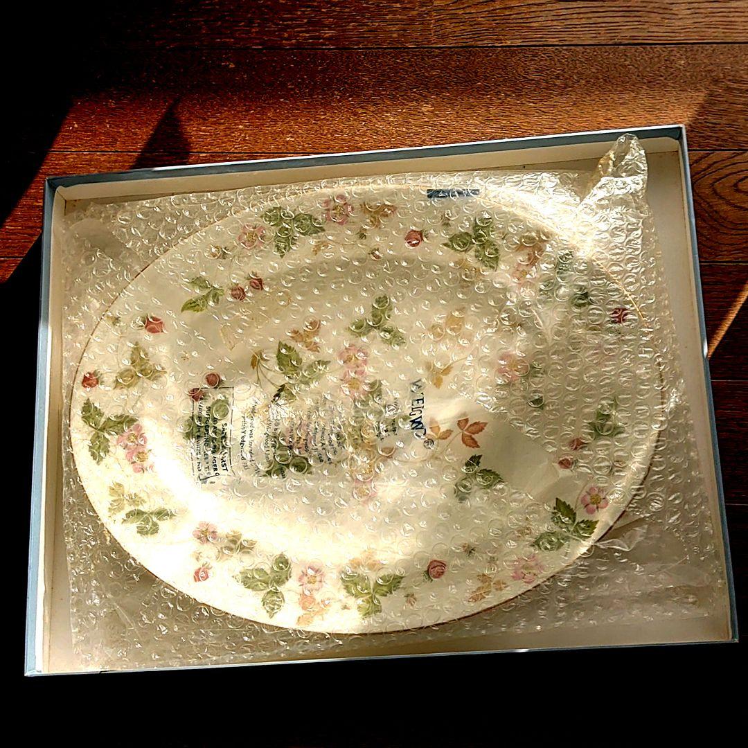 【新品未使用】 ワイルドストロベリー オーバルプレート