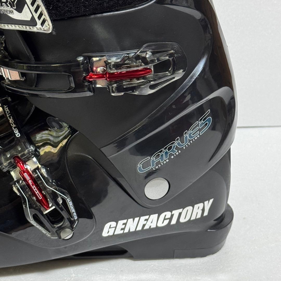 未使用27.5cm GENFACTORY CARIUS 5 スキーブーツブラック