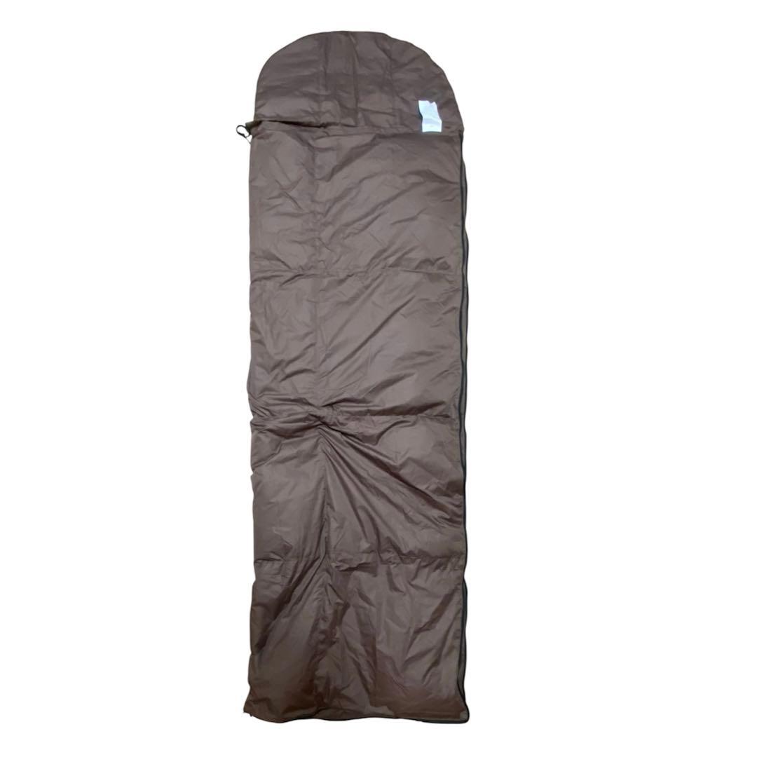 未使用 モリリン クッションにもなる羽毛寝袋ふとん アウトドア 防災グッズ