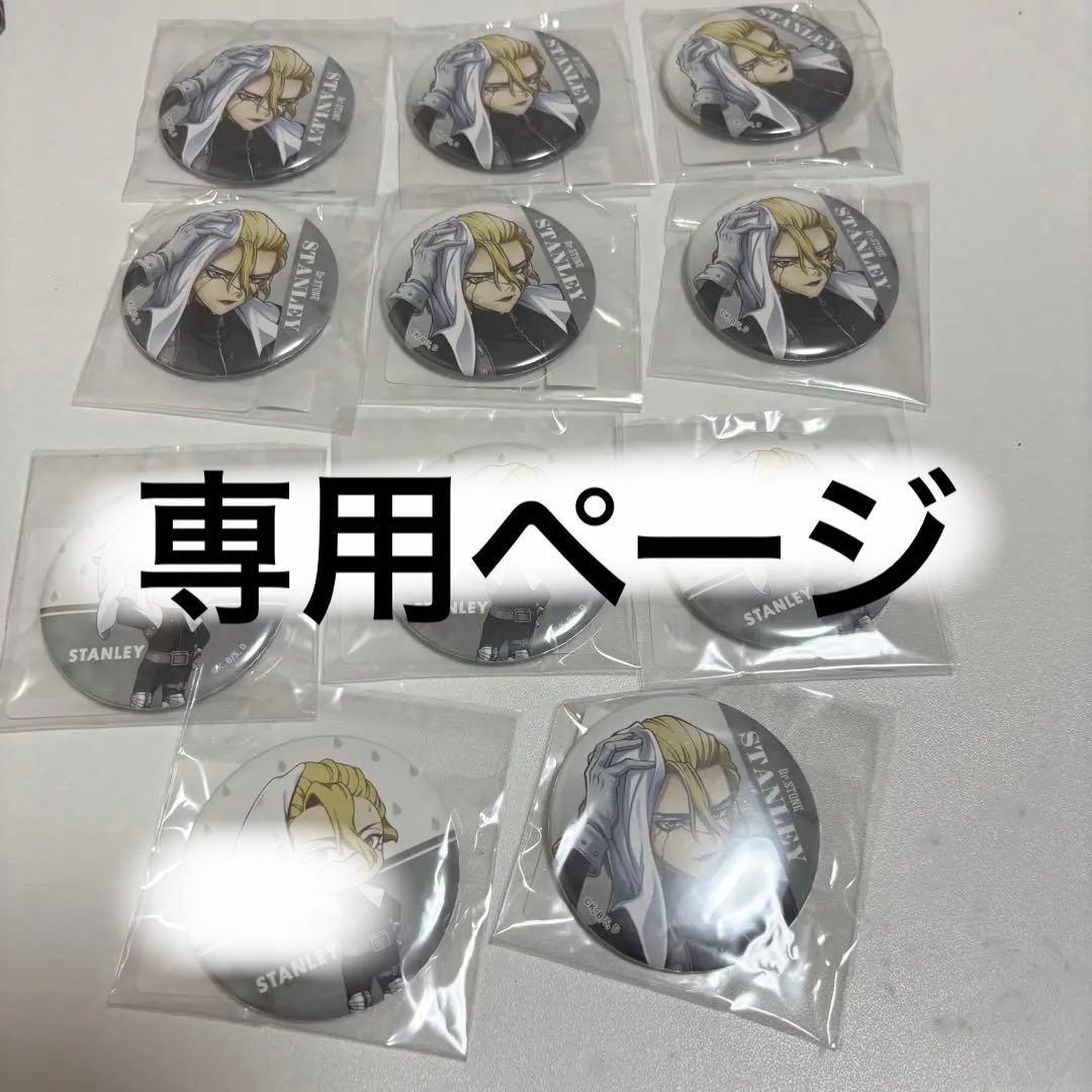 dr.stone スキマストア フライトジャケット 缶バッジ 30個 スタンリー