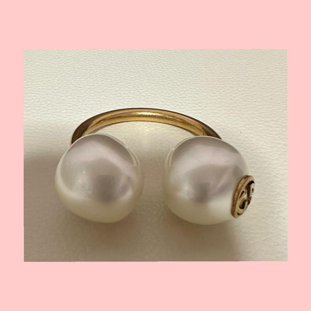 GUCCI グッチ パール付き シングルピアス