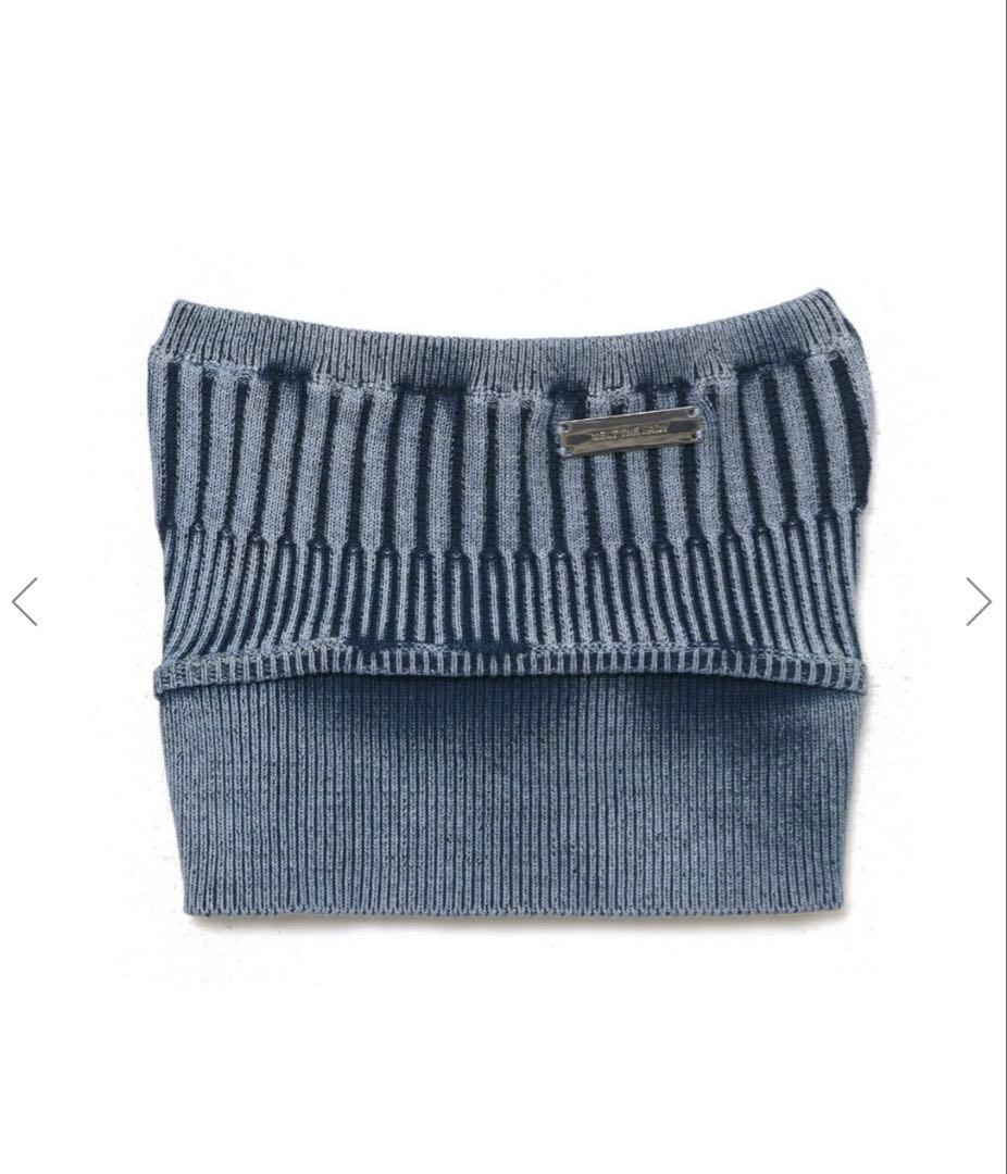 meltthelady rib tube tops チューブトップ ベアトップ