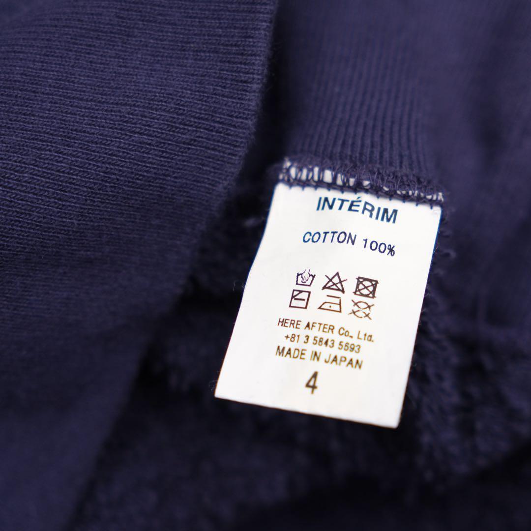 インテリム ハイパービッグ Vガゼットスウェット ナス紺 4 即完 美品 両V