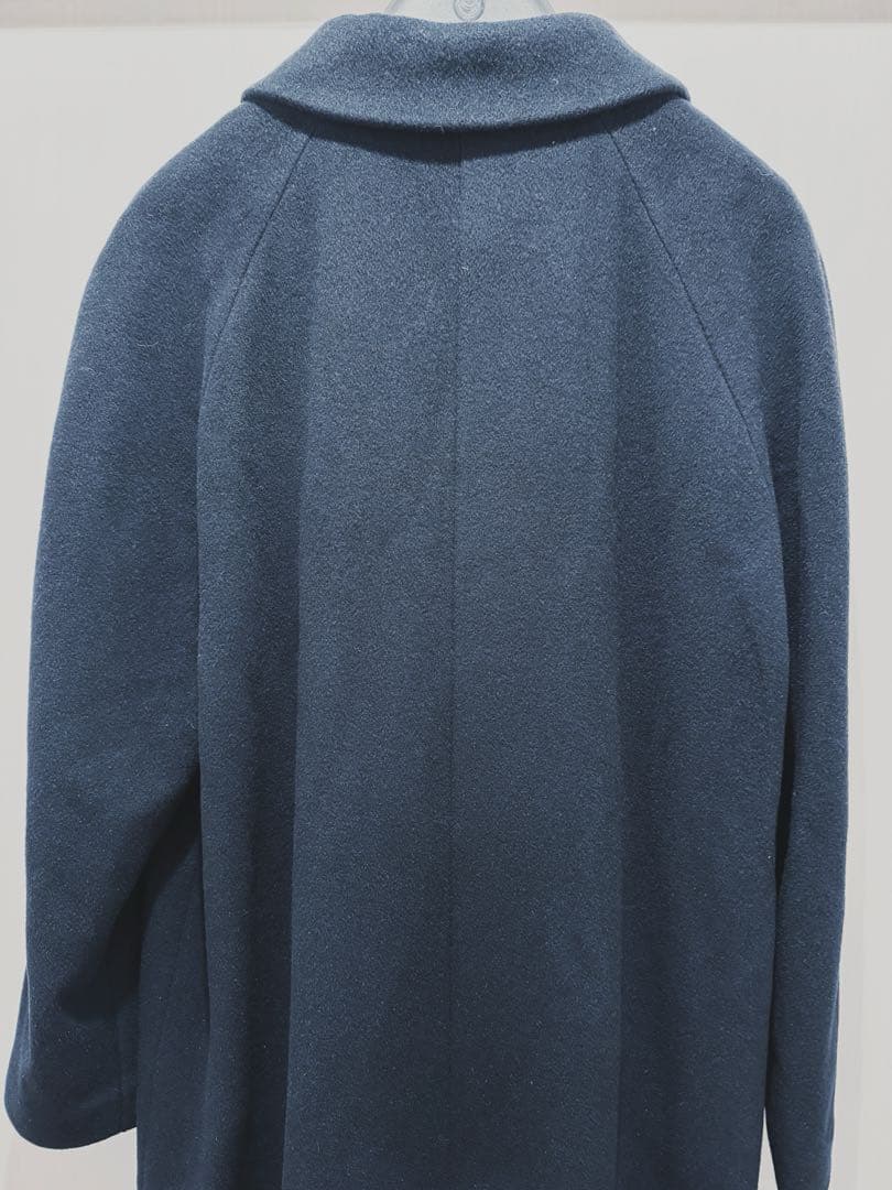 Chloé クロエ 上質 ウール100 % ロングコート 濃紺 40 ダブル