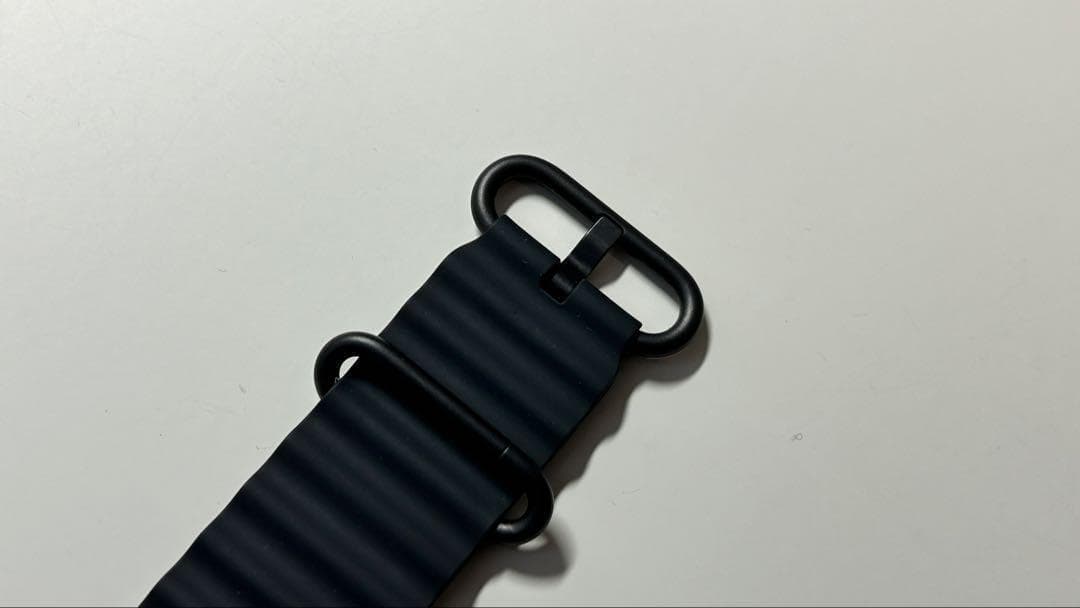 【美品・箱なし】純正 49mmオーシャンバンド・ブラック（ブラックチタニウム）④