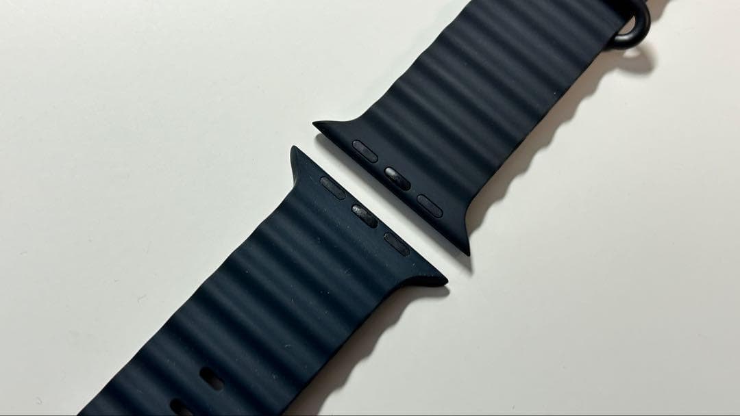 【美品・箱なし】純正 49mmオーシャンバンド・ブラック（ブラックチタニウム）④