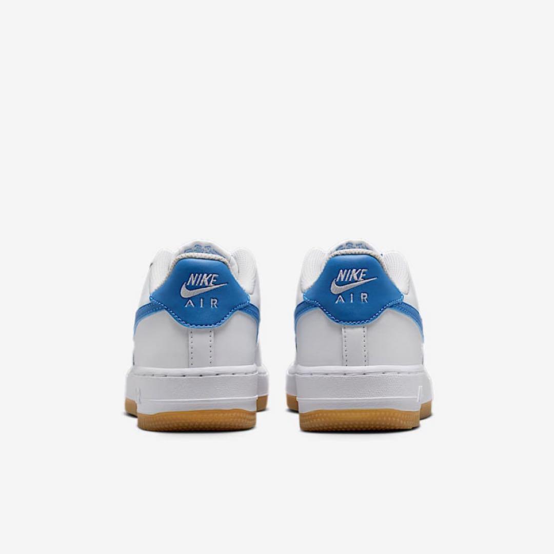 【新品23.5cm】NIKE｜エアフォース１GS｜ホワイト/ブルー/ガムソール