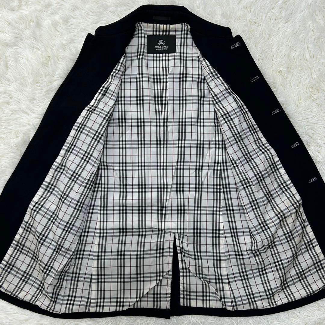 【極美品/M】バーバリー ブラックレーベル チェスターコート アウター カシミヤ