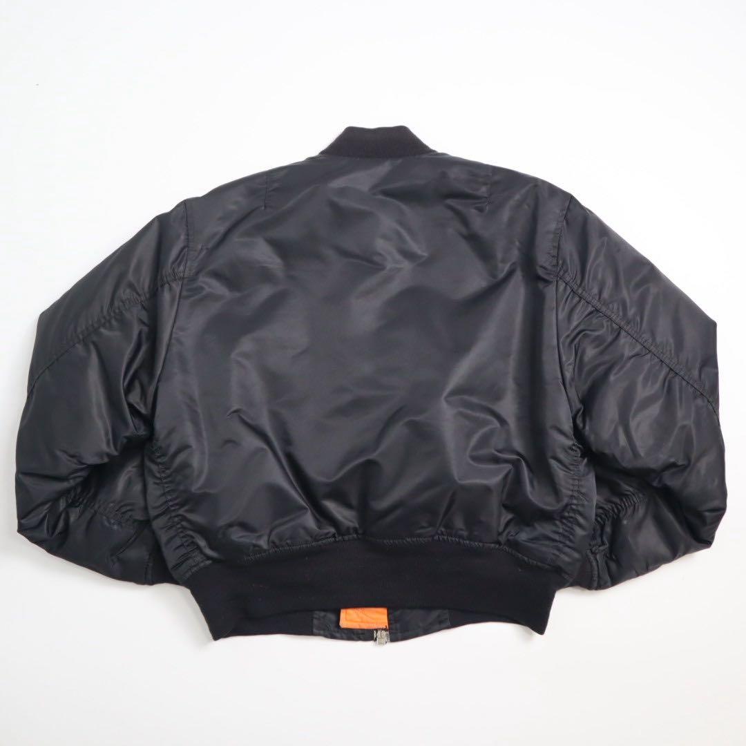 Vintage 90s 00s MA-1 短丈 フライトジャケット ブラック