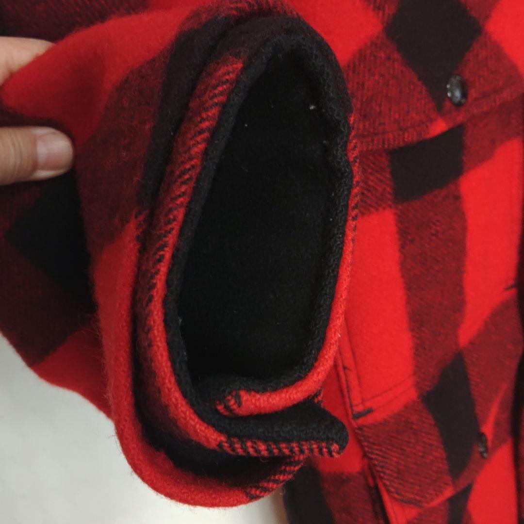 Filson Co. 赤黒チェックジャケット サイズ38　ダブルマッキーノ