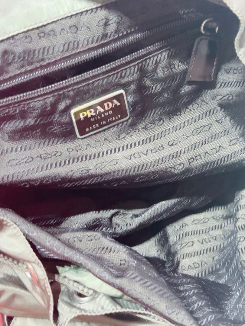 PRADA リュック　バックパック グリーンカーキ