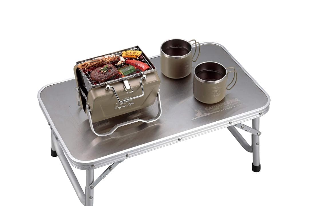 卓上使用可！キャプテンスタッグコンパクトコンロ