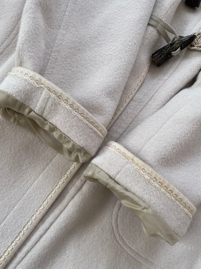 週末セール❣️INGEBORG インゲボルグ ダッフルコート フード付き 裏地