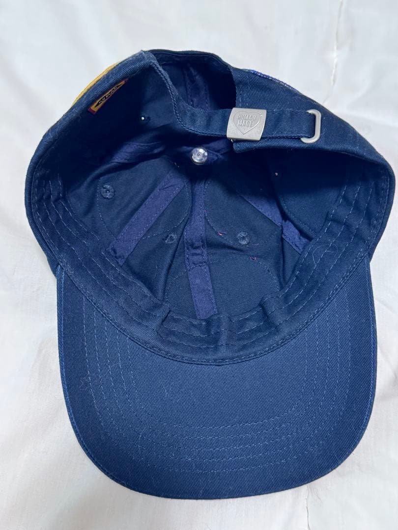 Human Made パッチ付きキャップ ネイビー - メルカリ