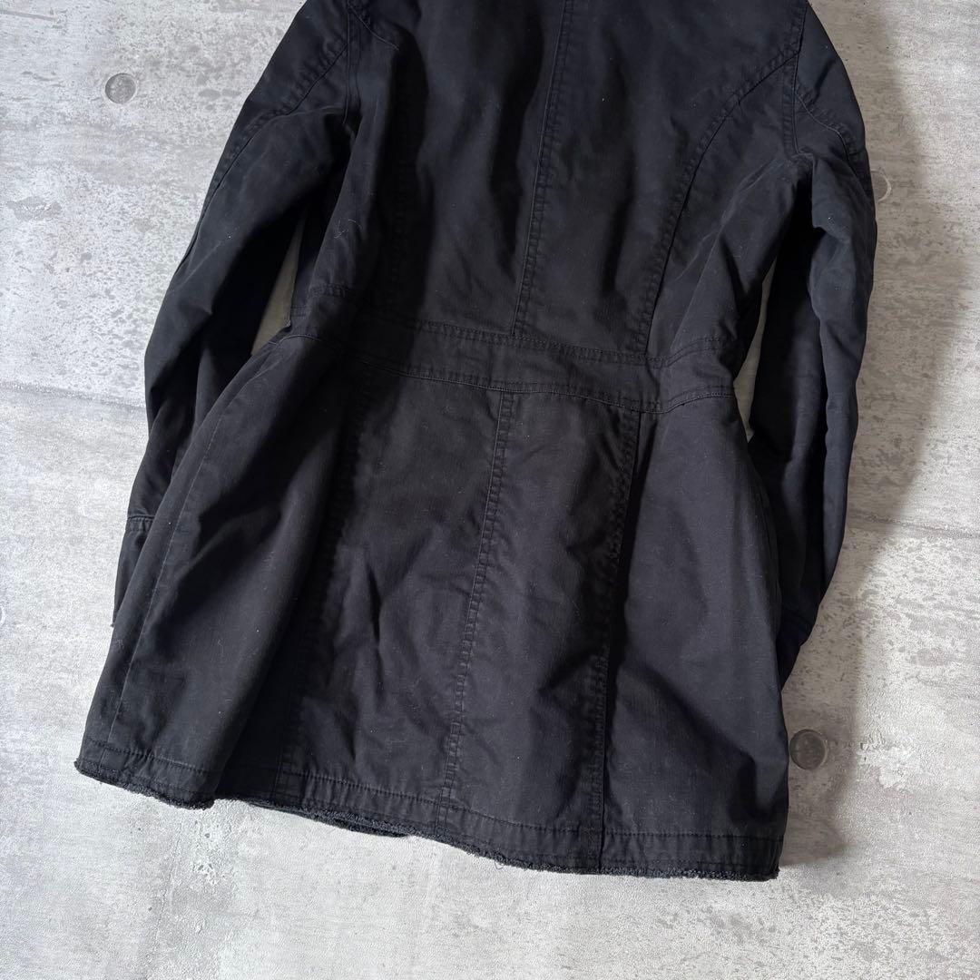 00s 平成ギャル ミリタリージャケット ボリュームネック ギミックy2k