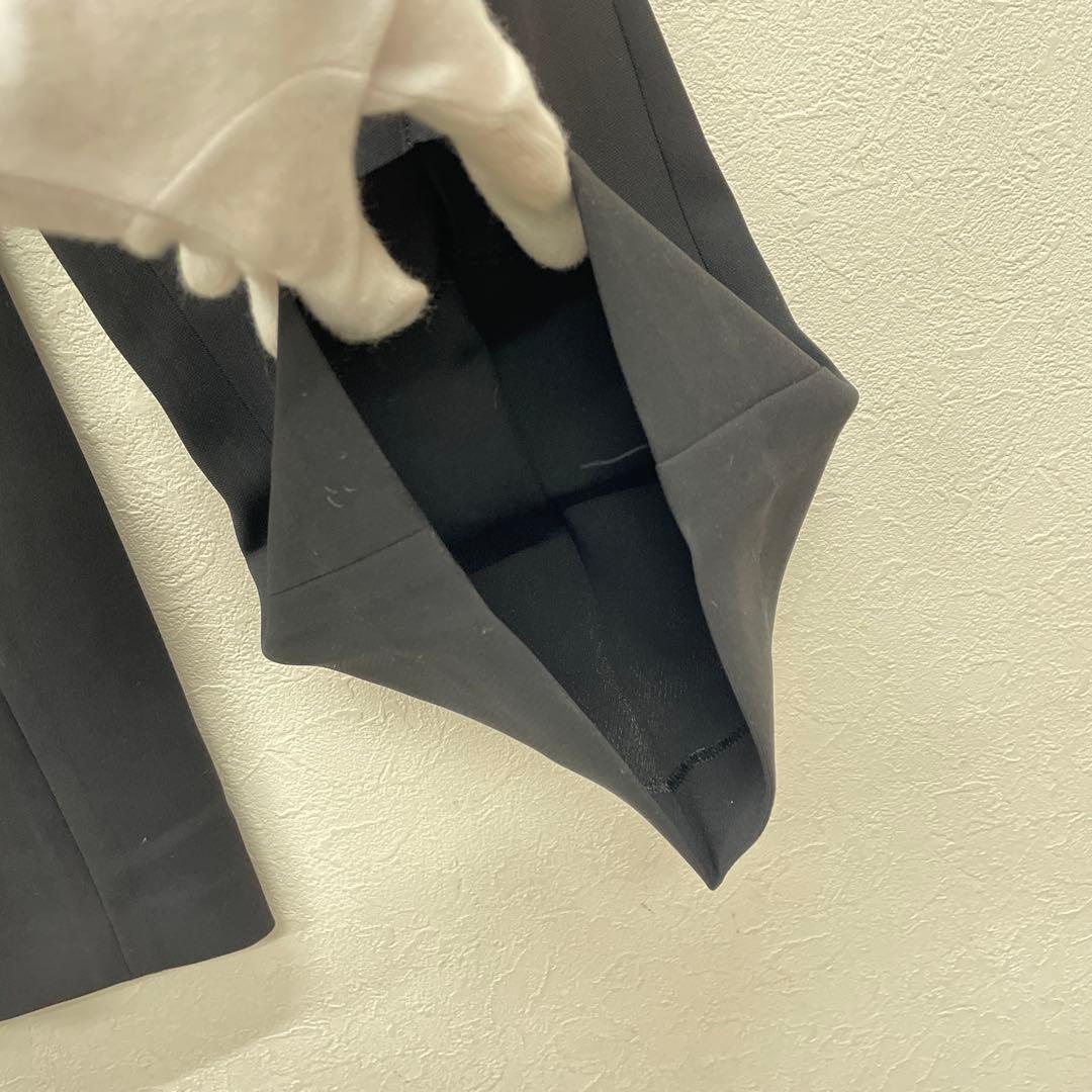 AP34 GRACECONTINENTAL トリアセダブルクロスパンツ　ブラック