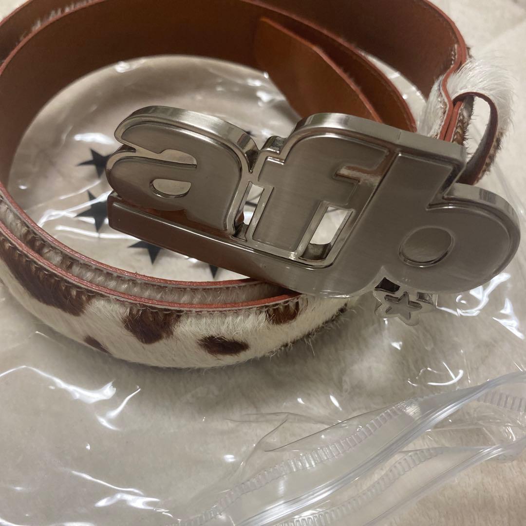 AFB LOGO BUCKLE BELT サイズ90