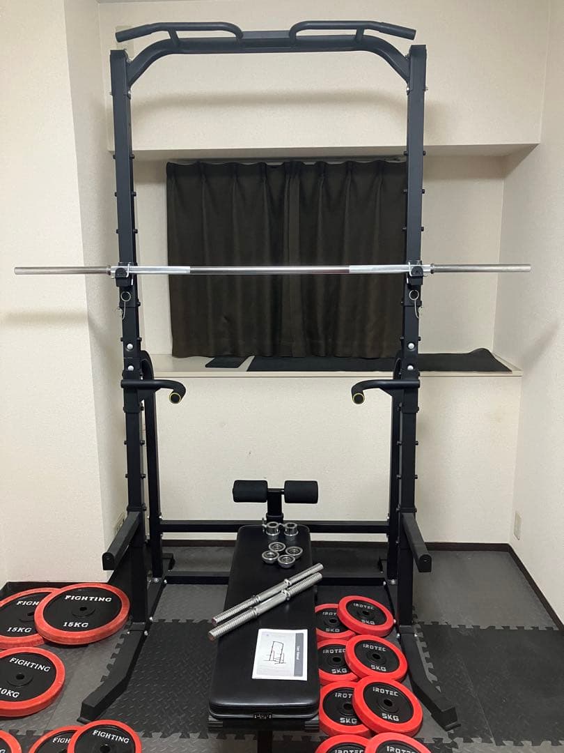 バーベルラック バーベル・ダンベル付き　名古屋周辺で引き取り専用