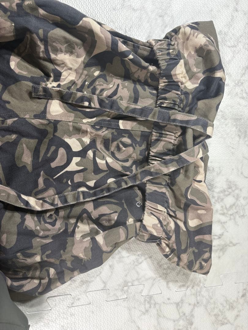 【美品】Open YY ロールウエスト　カモ　迷彩　カーゴパンツ　サイズ1（S）