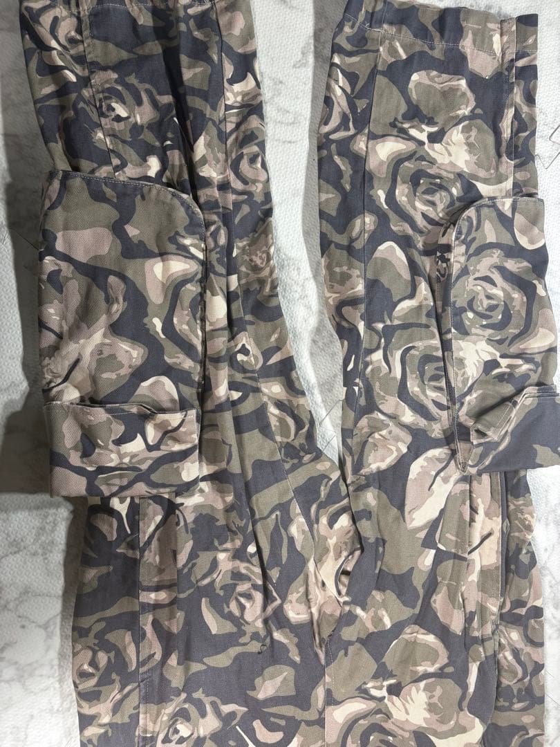 【美品】Open YY ロールウエスト　カモ　迷彩　カーゴパンツ　サイズ1（S）