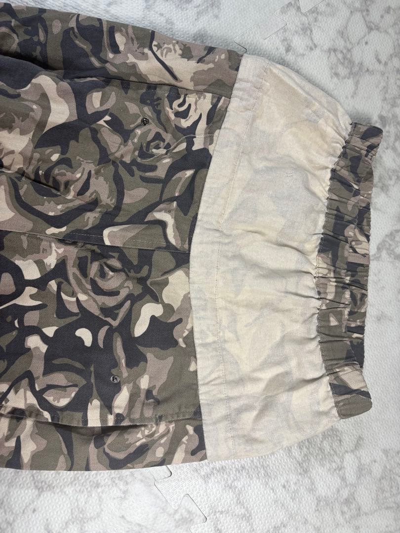 【美品】Open YY ロールウエスト　カモ　迷彩　カーゴパンツ　サイズ1（S）
